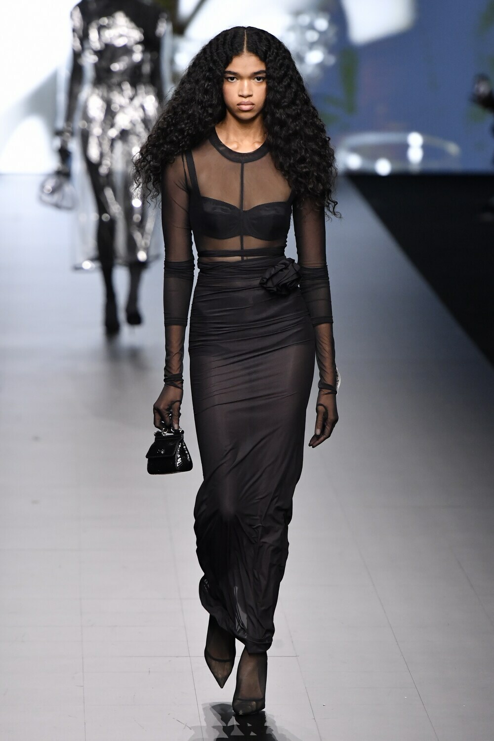 Dolce&Gabbana x Kim ruched maxi skirt Dolce & Gabbana