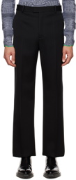 Bottega Veneta Black Straight Trousers