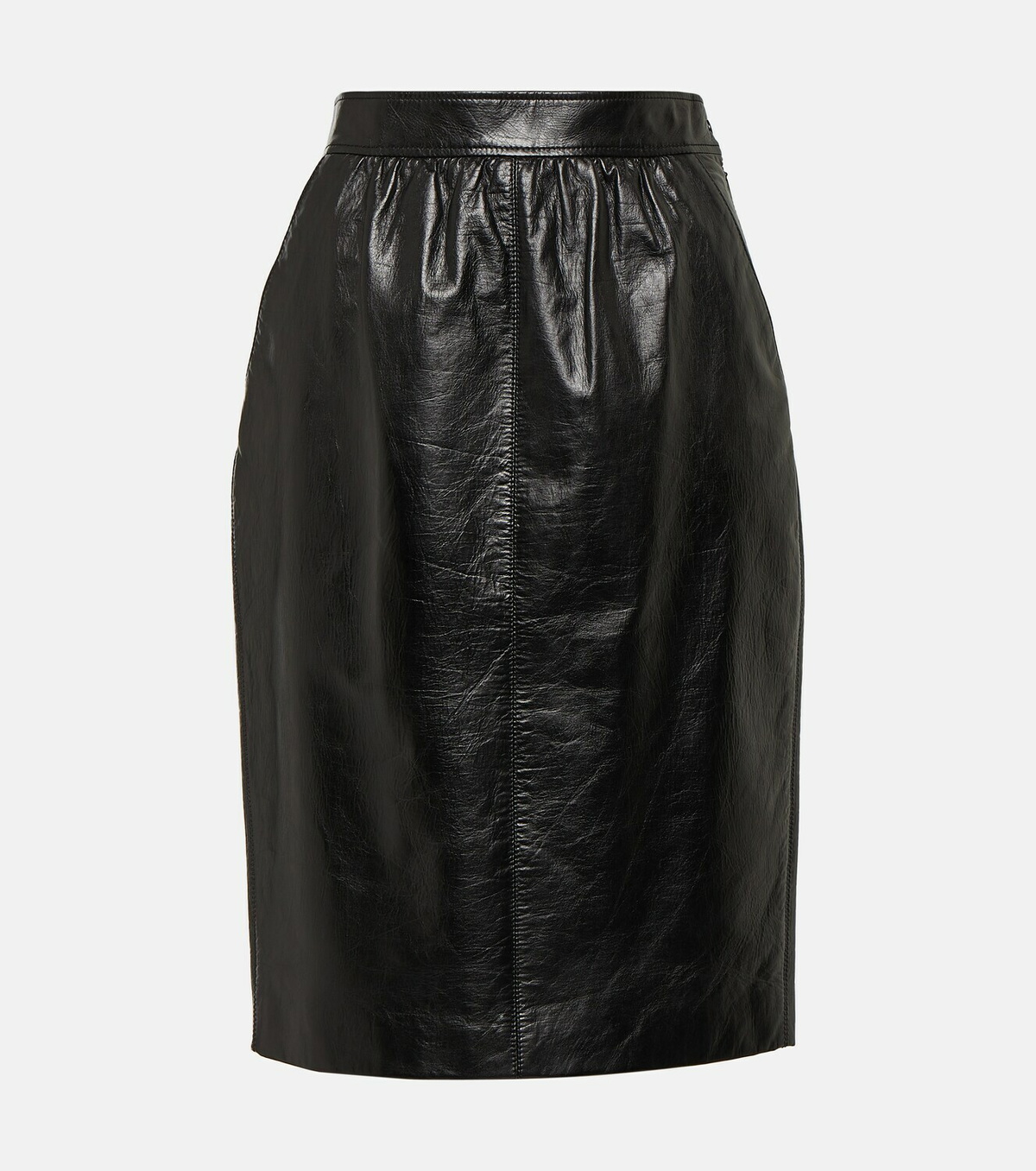 【SAINT LAURENT】COTTON PENCIL SKIRT●786191Y04VF1376 Cotton Pencil Skirt SAINT LAURENT 786191 Y04VF1376 - Ancote