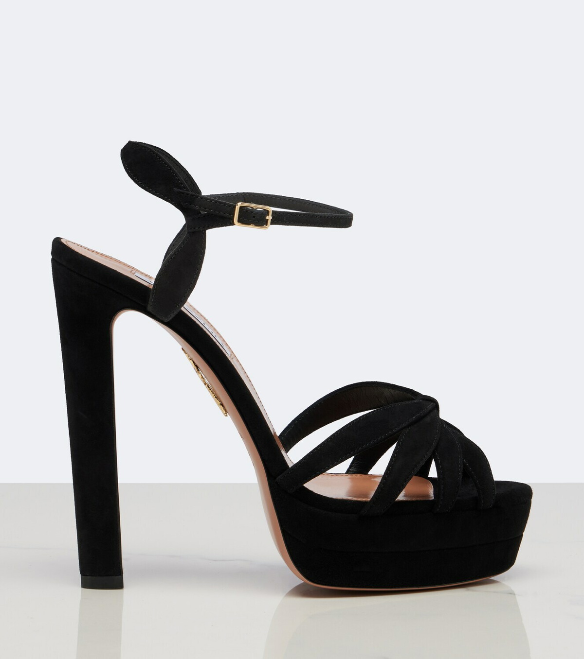 Aquazzura Soulmate suede platform sandals