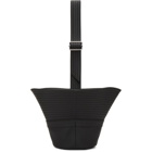 MM6 Maison Margiela Black Faux-Leather Hat Bag