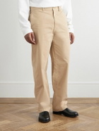 Nili Lotan - Carsen Straight-Leg Cotton-Blend Twill Trousers - Neutrals