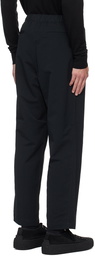 nanamica Black Drawstring Trousers