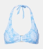 Heidi Klein Paisley halterneck bikini top
