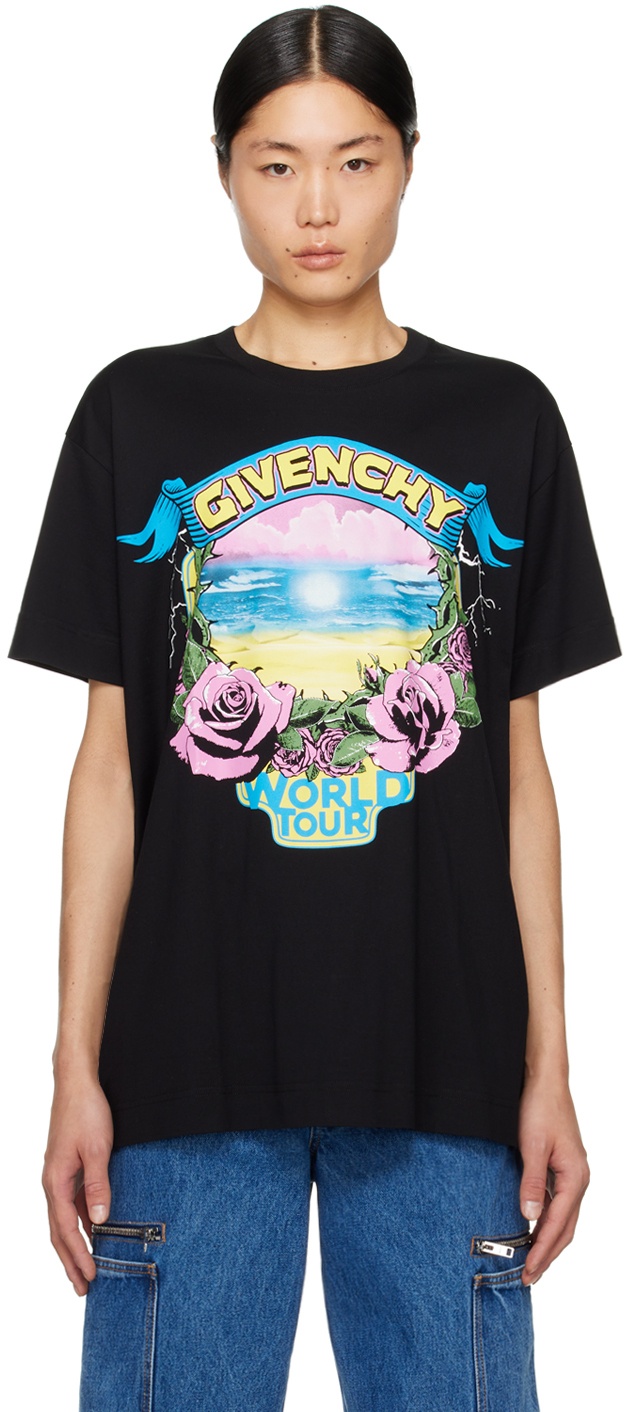 Givenchy Black Bonded T-Shirt Givenchy