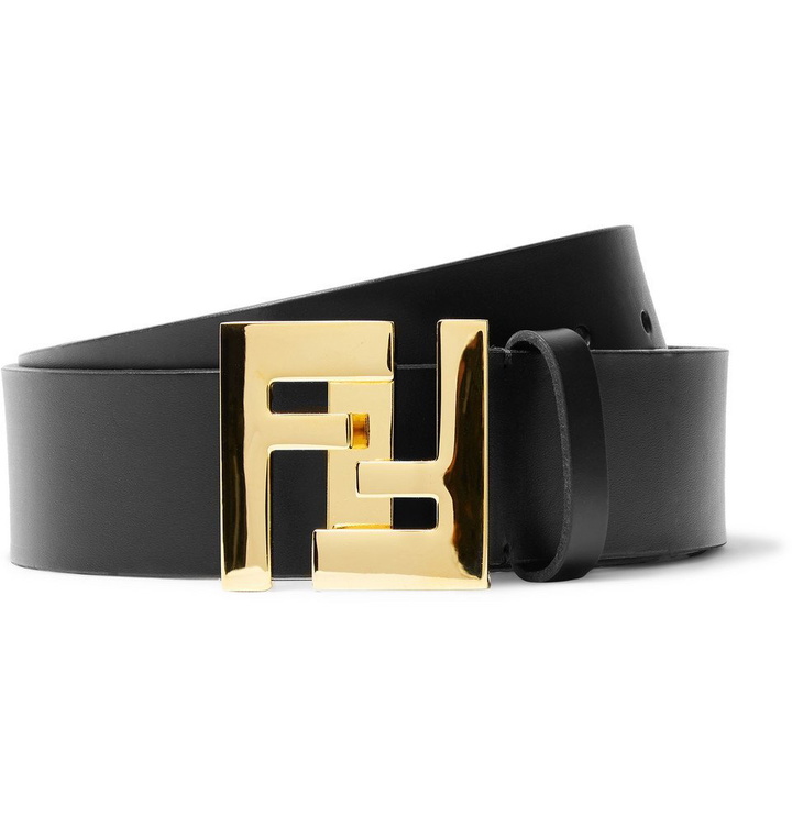 Photo: Fendi - 3.5cm Black Leather Belt - Black