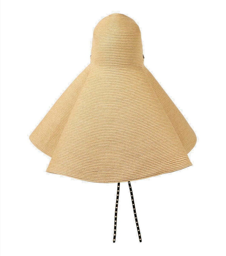 Photo: Alaïa Capeline straw cloche hat