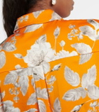 Erdem - Lillia floral satin blouse