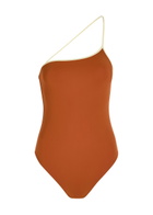 Lido Sessantasei One-shoulder Swimsuit Orange