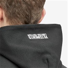 Vetements Men's Embroidered Logo Hoodie in Black