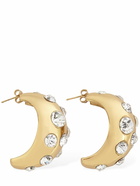 BLUMARINE - Crystal Hoop Earrings