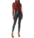 Saint Laurent Latex leggings