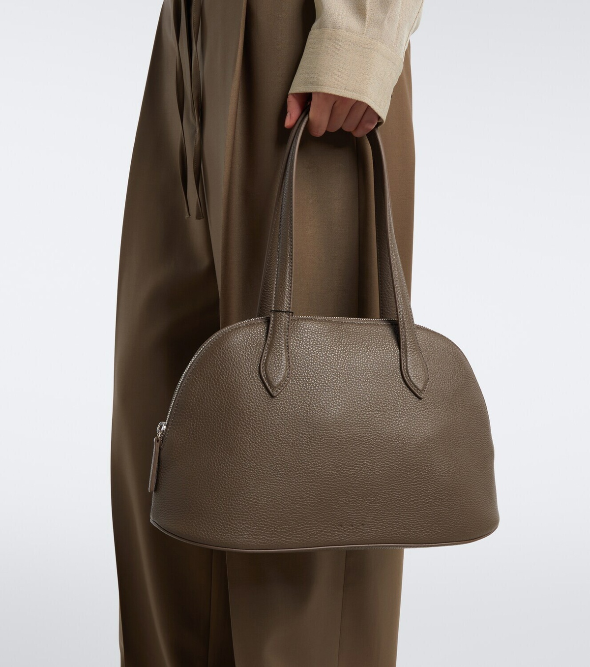 Aesther Ekme Cosmo Soft Medium leather bowling bag