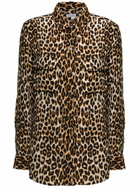 Equipment Womans Animalier Silk Shirt
