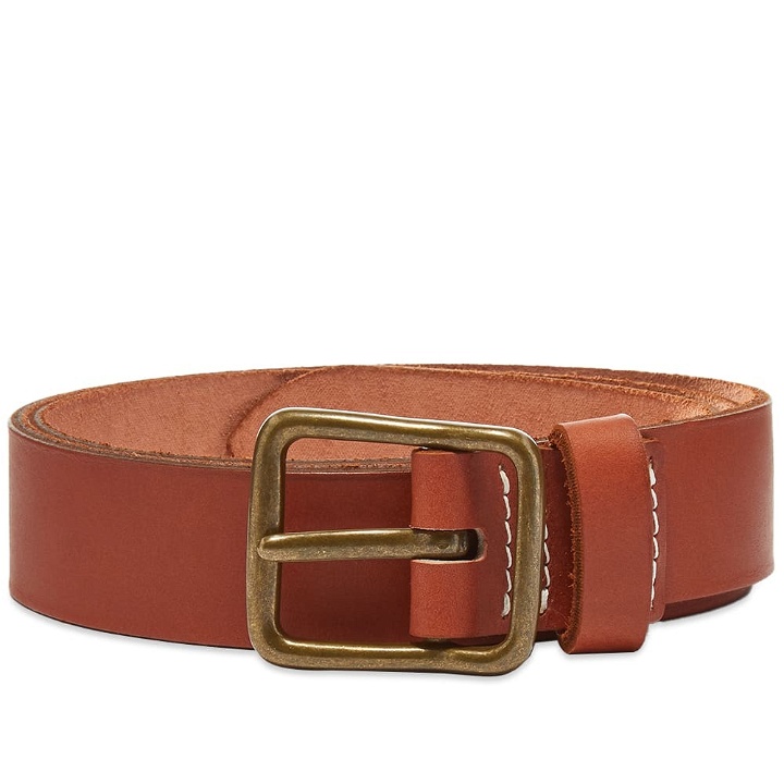 Photo: Red Wing Men's Leather Belt in Oro Russet Pioneer