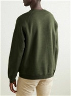Boglioli - Garment-Dyed Cotton-Jersey Sweatshirt - Green