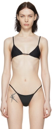 DU CIEL SSENSE Exclusive Black Classis Bikini Top