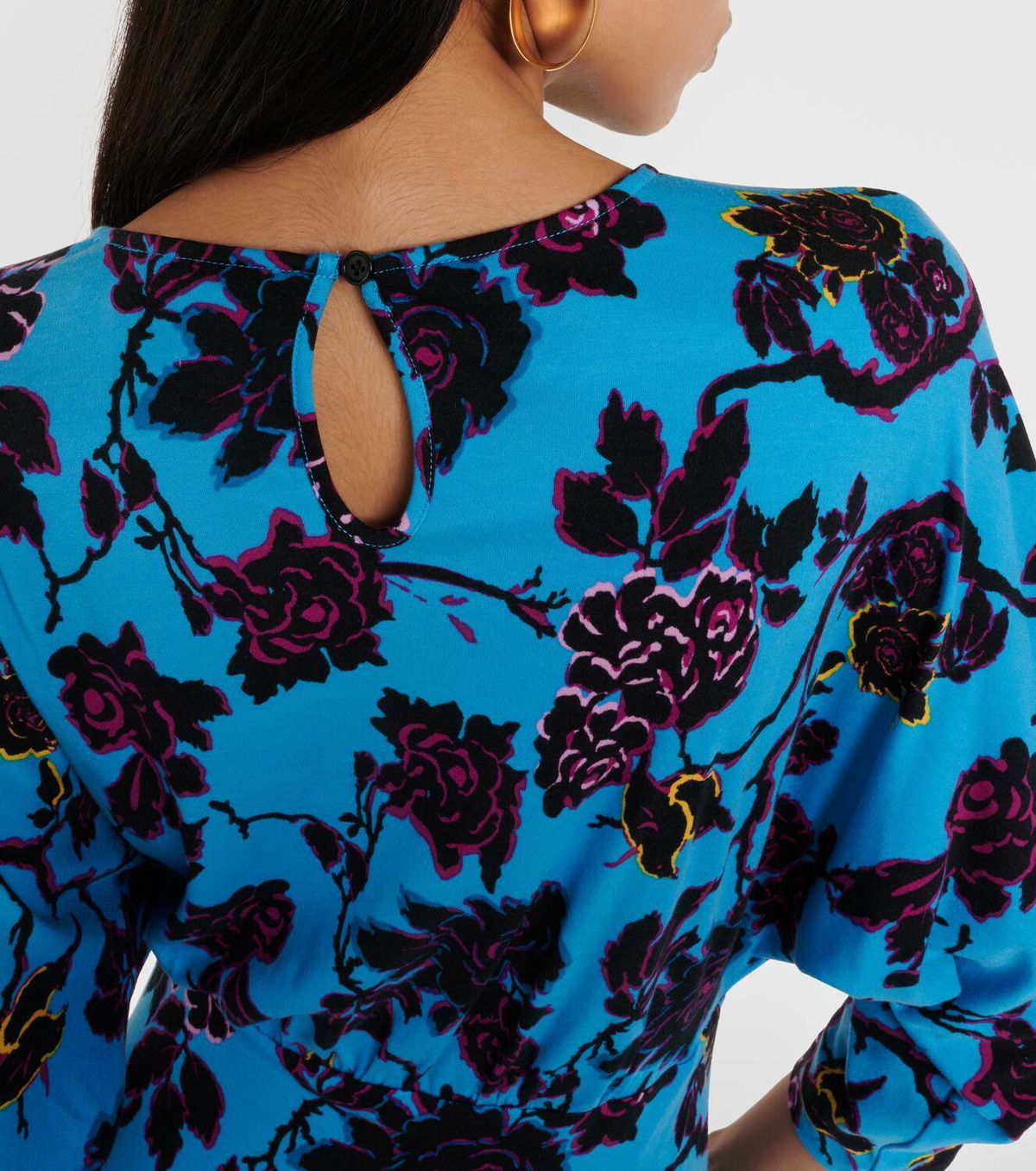 Diane von Furstenberg Chrisey floral midi dress Diane von Furstenberg