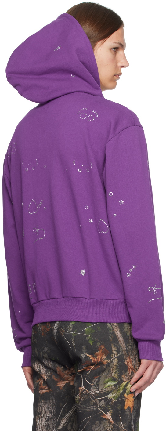 Praying Purple Pocket Creature Hoodie