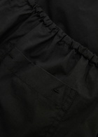 Matteau Wide-leg Cotton Trousers Black