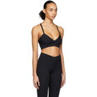 Live the Process Black V Sports Bra