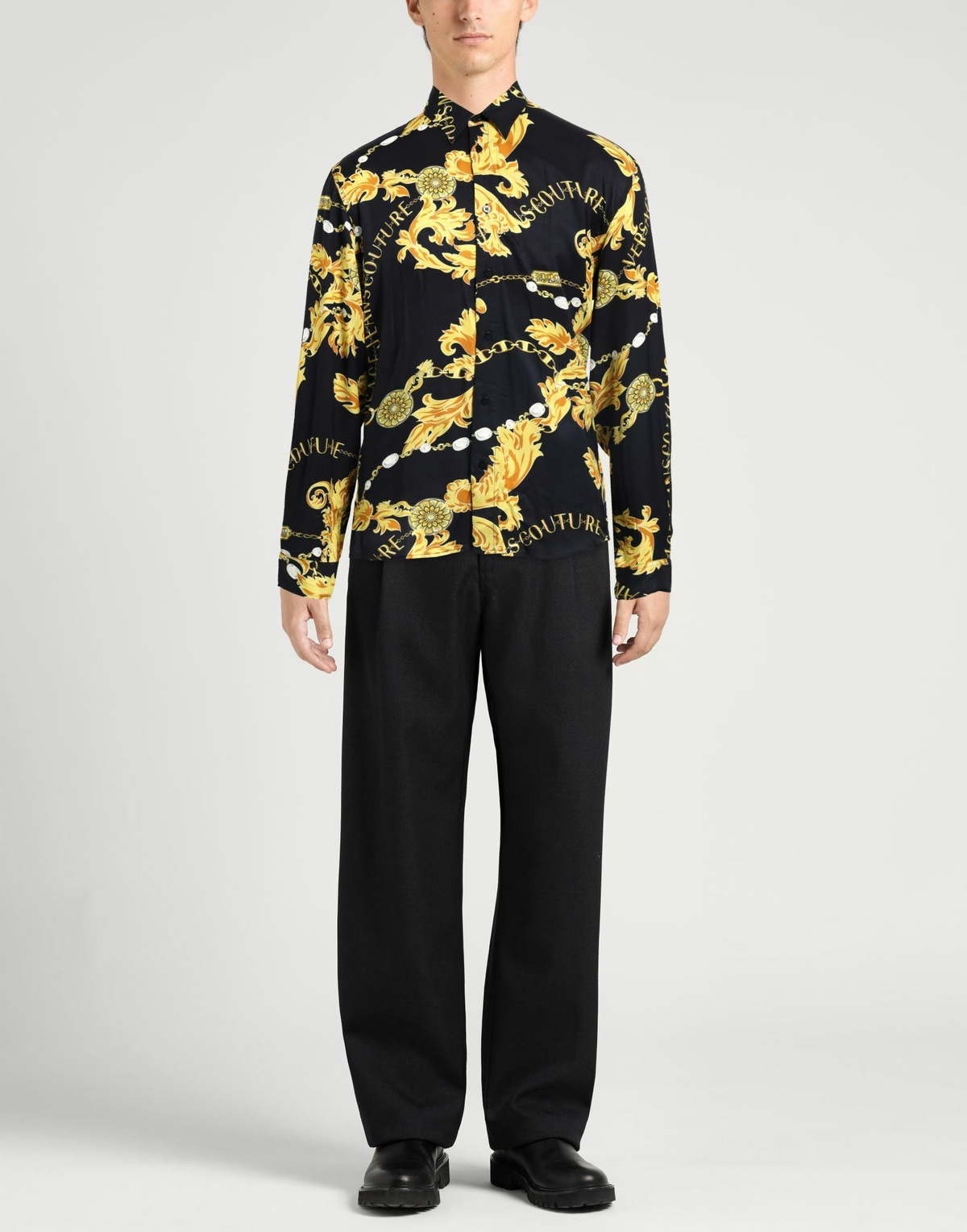 Versace Jeans Couture Mens Shirt in Black