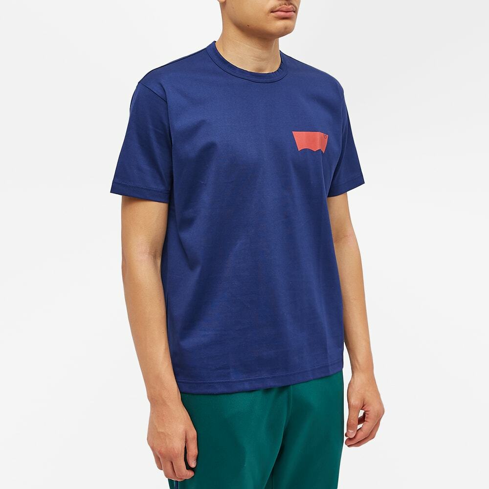 Junya Watanabe MAN x Levi's T-Shirt in Navy Junya Watanabe