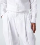 Dolce&Gabbana Linen tapered pants
