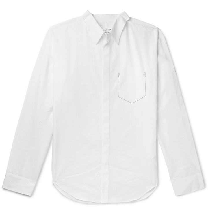 Photo: Maison Margiela - Cotton-Poplin Shirt - White