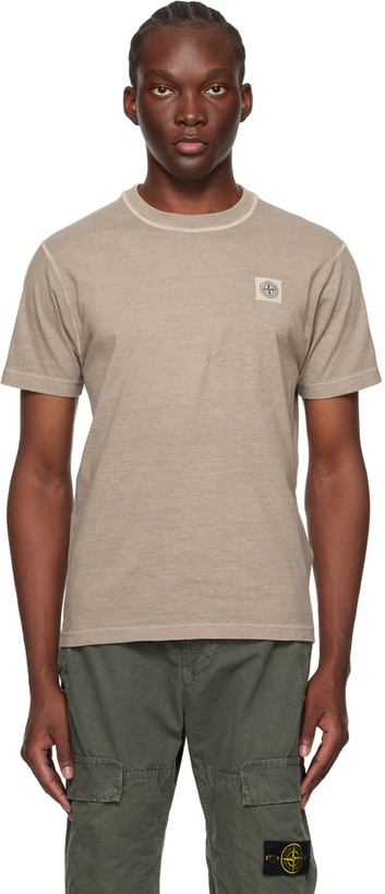 Photo: Stone Island Gray Patch T-Shirt