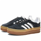 Adidas Gazelle Bold W Sneakers in Core Black/Ftwr White/Ftwr White