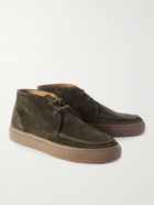Mr P. - Larry Split-Toe Regenerated Suede by evolo® Chukka Boots - Green