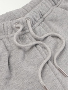 CELINE - Wide-Leg Logo-Print Cotton-Jersey Shorts - Gray