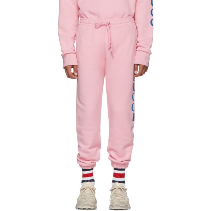 Photo: Gucci Pink Logo Medley Sweatpants