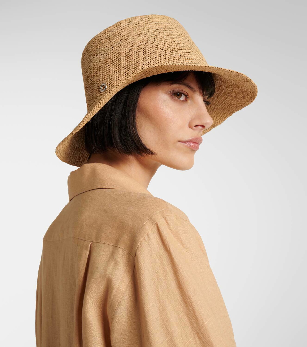 ハット LORO PIANA Jasmine rafia cloche hat Jasmine Hat Natural Rafia Light Dune | Loro Piana US