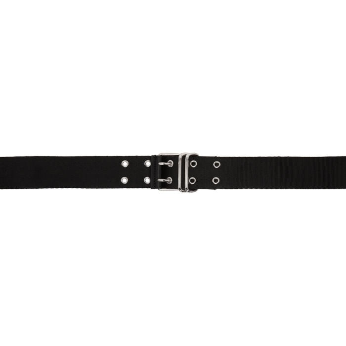 Photo: Givenchy Black Long Strap Roll Buckle Belt 