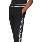 Dolce and Gabbana Black Logo Lounge Pants