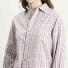 Gramicci Women's Checkered Ombre Shirt in Purple