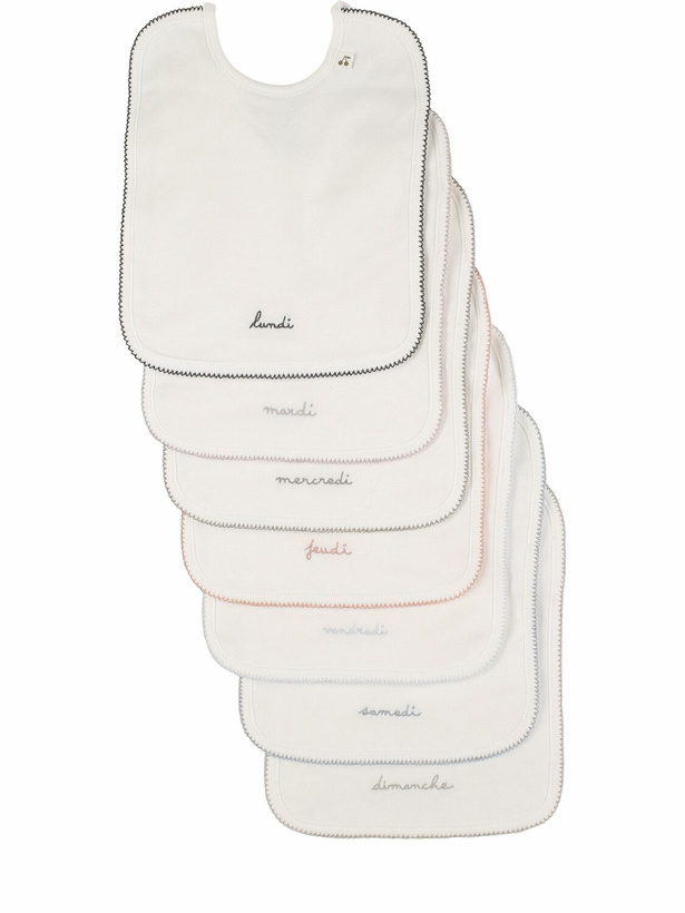 Photo: BONPOINT Days Of The Week Bib Set with Brush & Box