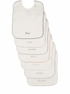 BONPOINT Days Of The Week Bib Set with Brush & Box
