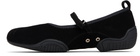 Nicole Saldaña Black Sophie Ballerina Flats