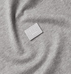 Acne Studios - Logo-Appliquéd Mélange Cotton-Jersey T-Shirt - Gray