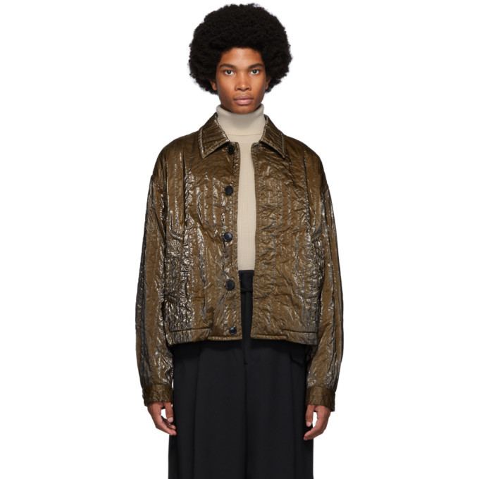 Photo: Dries Van Noten Brown Veber Bis Jacket