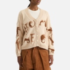 Story mfg. Women's Sunwell Knit Cardigan in Ecru Friends