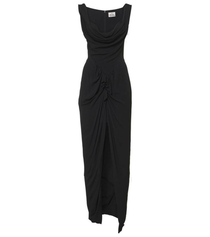 Photo: Vivienne Westwood Panther gathered asymmetric maxi dress