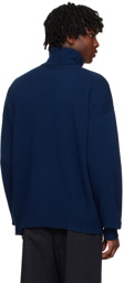 Maison Kitsuné Blue Fox Head Sweater
