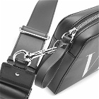 Valentino Men's VLTN Side Bag in Black/White