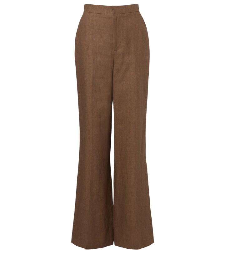 Photo: Ralph Lauren Collection Dean linen wide-leg pants