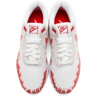 Nike White and Red Air Max 1 Sketch To Shelf Sneakers