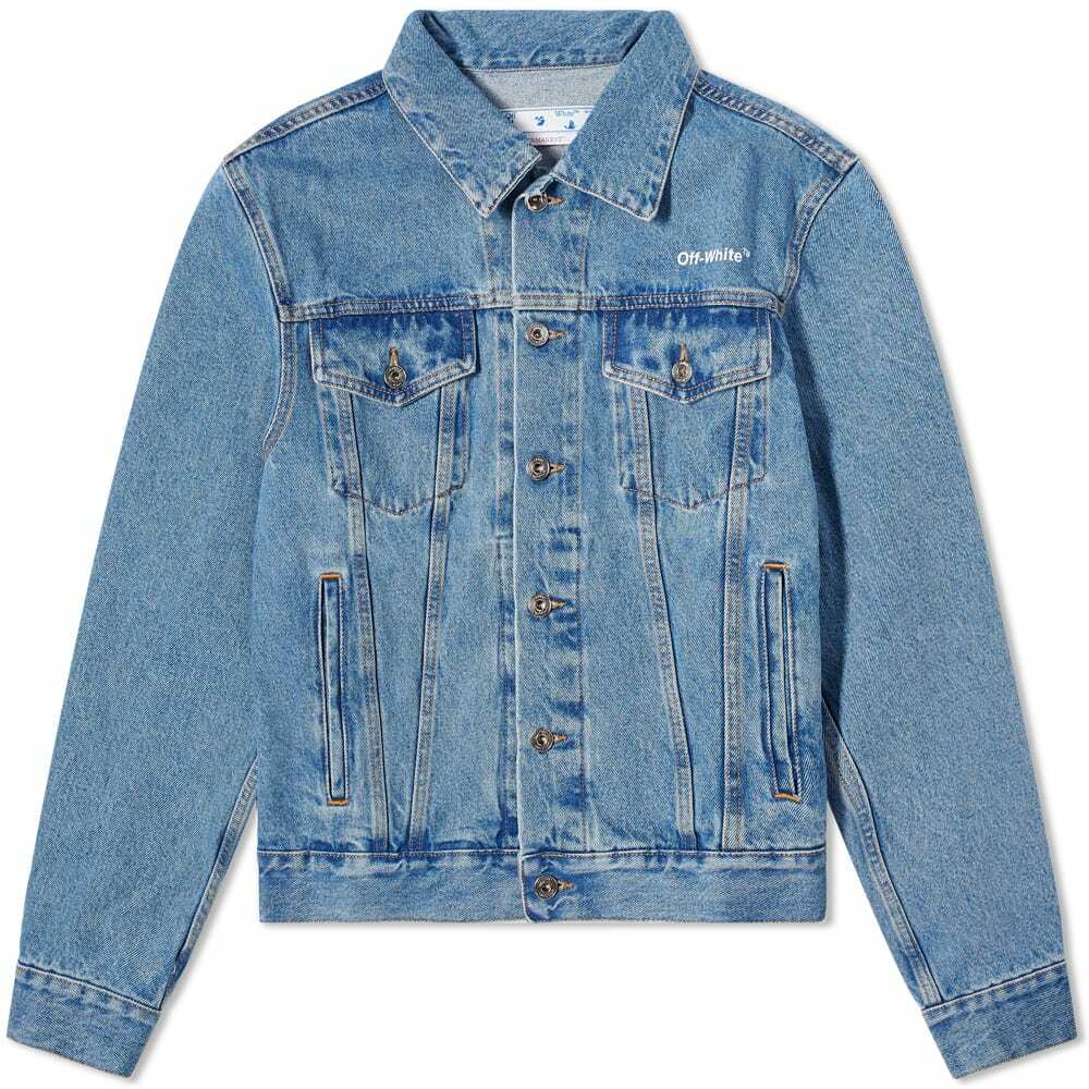 Off-White Diagonal Denim Jacket Off-White